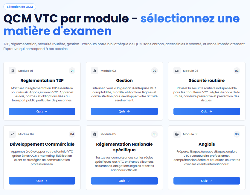 exemple de test VTC